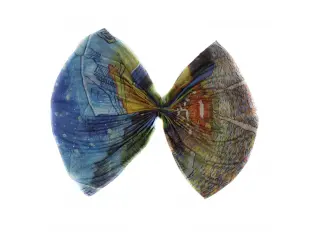 Дамски шал от памук - Ван Гог - Кафе тераса през нощта