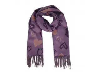 Дамски шал със сърца - Cveti Дамски шал със сърца - Cveti