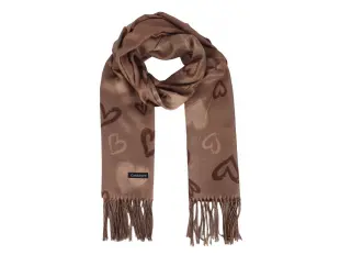 Дамски шал със сърца - Elza