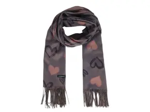 Дамски шал със сърца - Moderno