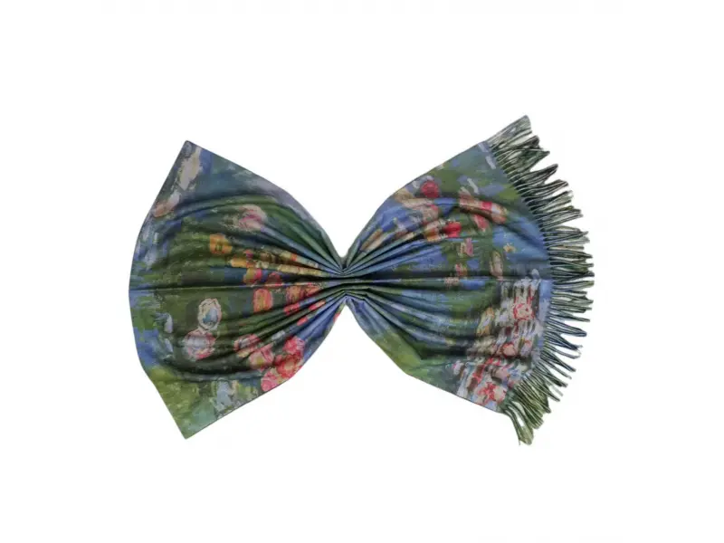 Двулицев дамски шал - Клод Моне - Водни лилии Двулицев дамски шал - Клод Моне - Водни лилии