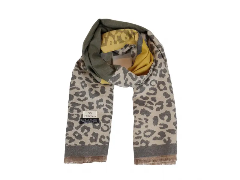 Жълт дамски шал - Sky Cashmire Жълт дамски шал - Sky Cashmire