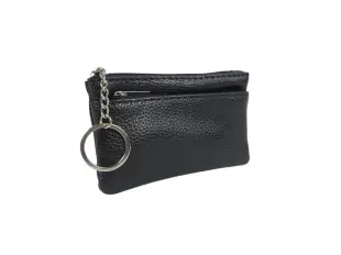 Черно портмоне - ключодържател