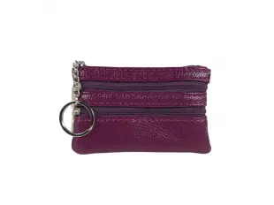 Виолетов ключодържател - портмоне - Glos