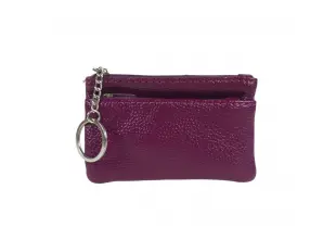 Виолетово портмоне - ключодържател