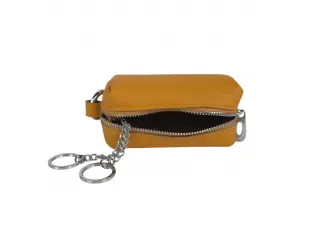 Жълт кожен ключодържател