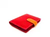 Червен визитник с закопчалка