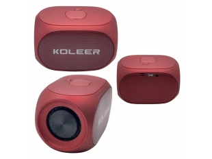Безжична Bluetooth тонколона Koleer S918 FM/TF/USB/BT - Червен