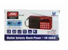 Мини Колонка JOC H011BT с Bluetooth, FM радио, МP3 плеър, USB SD card - червена 