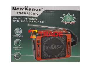 Преносимо FM Радио с USB и фенер за къмпинг + караоке функция KN-238REC–MIC