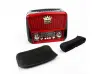 Соларно ретро радио Golon RX-BT455S с Bluetooth и фенер