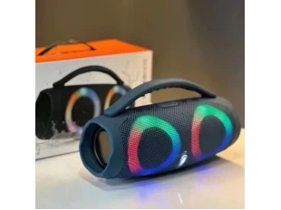 Портативна мощна блутут колона Booms Box 3 Mini RGB - Синьо