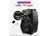Преносима Bluetooth караоке тонколона PK-09 с FM радио, MP3 и безжичен микрофон