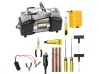 Компресор за кола с куфар + комплект за ремонт на гуми Компресор за кола с куфар + комплект за ремонт на гуми