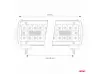 LED бар прожектор за кола,  Комбиниран, 450x74, 120 светодиода, 360W, 36000lm