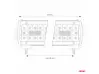 LED бар прожектор за кола,  Комбиниран, 650x74, 160 светодиода, 540W, 54000lm
