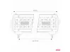 LED бар прожектор за кола,  Комбиниран, 800x74, 220 светодиода, 660W, 66000lm