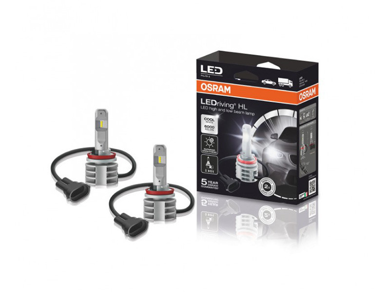 LED система Osram за фарове H11 студено бяла светлина, 12V, 14W, 6000K