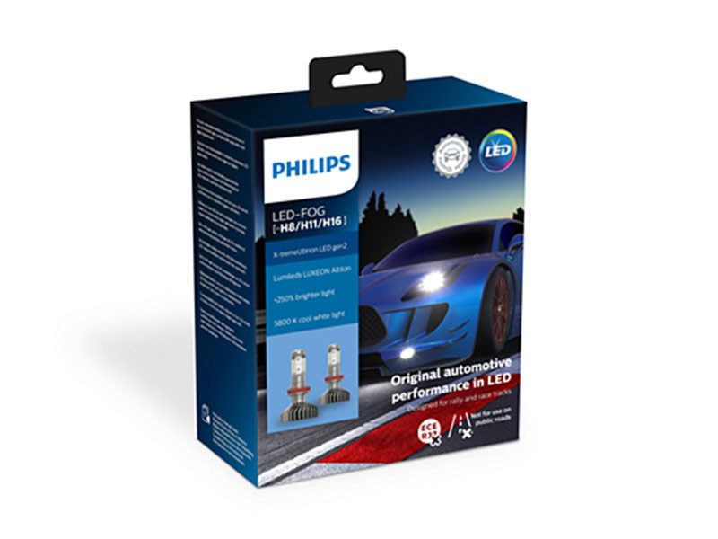 LED система Philips H8/H11/H16 X-tremeUltinon gen2 12V,  15,5W, 5800K