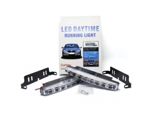 Универсални LED дневни светлини за кола - бели , водоустойчиви
