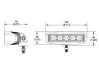 Диоден прожектор 15W - 5 диода 12V