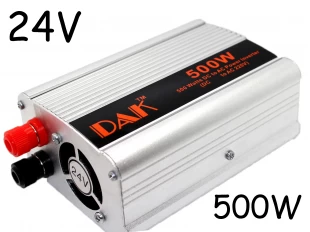 Инвертор на напрежение DAK 500W 24V - 220V