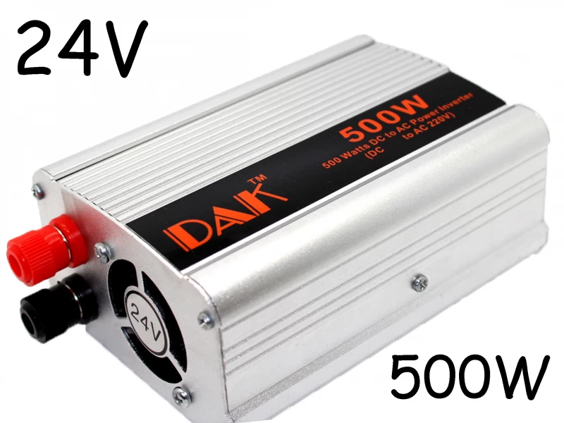 Инвертор на напрежение DAK 500W 24V - 220V
