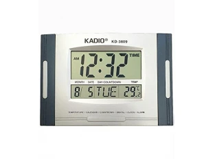 Голям настолен стенен цифров часовник KADIO KD-3809N