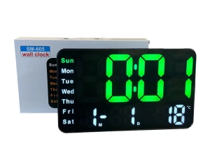 Настолен стенен цифров часовник SM-605
