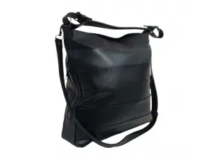 Черна чанта тип торба - Reina