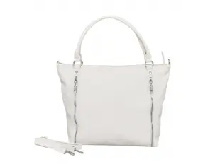 Бяла дамска чанта - Leans