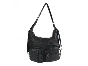 Черна чанта - раница - Lenai Черна чанта - раница - Lenai