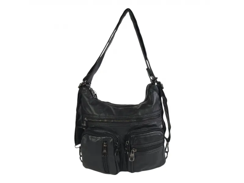 Черна чанта - раница - Lenai Черна чанта - раница - Lenai