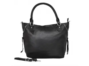 Черна дамска чанта - Melina