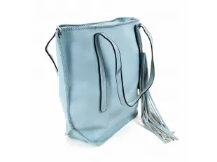 Синя дамска чанта - Eviana