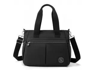 Черна чанта от текстил - Derika