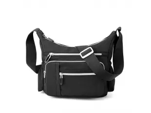 Черна чанта от текстил - Mana