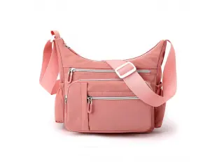Розова чанта от текстил - Mana