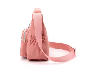 Розова чанта от текстил - Mana