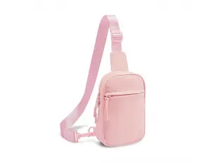 Розова чанта за през гърди - Polam