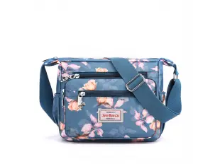 Синя чанта от текстил - Galima