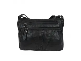 Черна дамска чанта - Lola