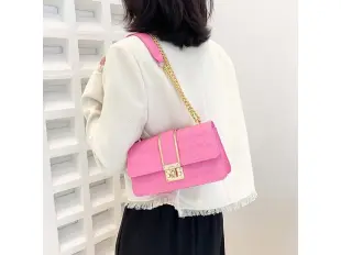 Розова дамска чанта - Teq