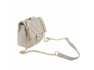 Тъмно бежовa дамска чанта - Mona