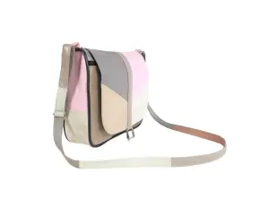 Многоцветна кожена дамска чанта - Elia