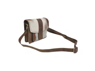 Кафява чанта с естествен косъм - Jelis