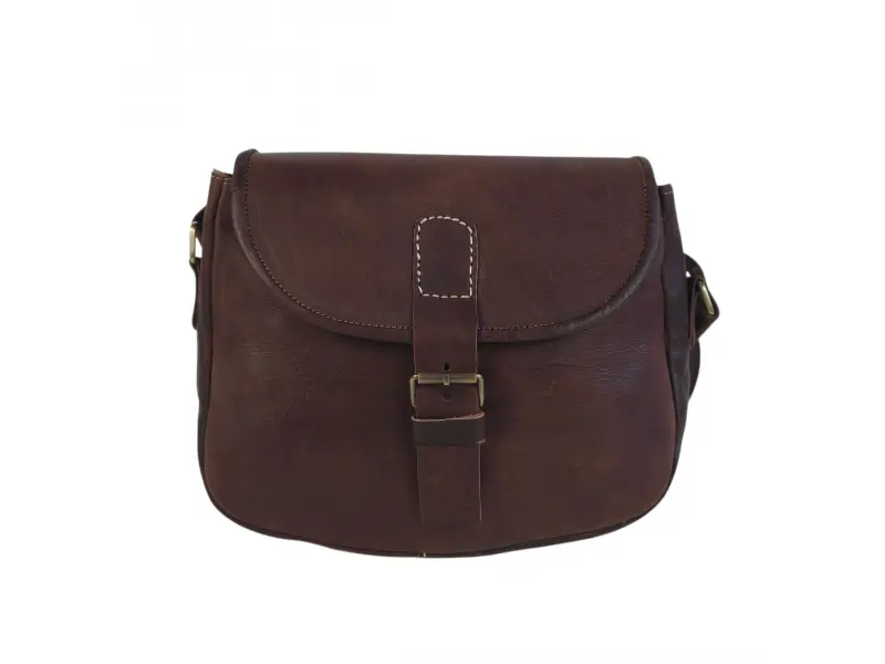 Кафява кожена чанта - Timaq Кафява кожена чанта - Timaq