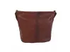 Кафява кожена чанта - Veia