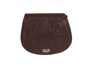 Кожена дамска чанта - Hrisi