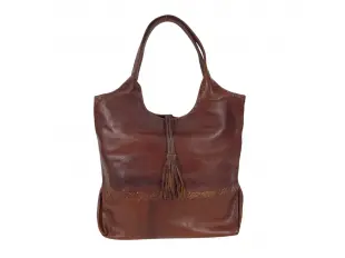 Кожена дамска чанта - Ivaila